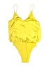 Scotch & Soda 100% Polyester Yellow Bodysuit Size Sm (1) - photo 2