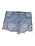 Express Blue Denim Shorts Size 18 - photo 1