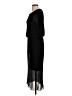 Bordeaux 100% Polyester Solid Black Casual Dress Size S - photo 5