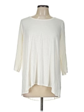 White House Black Market 3/4 Sleeve T-Shirt (view 1)