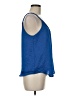 Vince Camuto 100% Polyester Blue Sleeveless Blouse Size M - photo 4