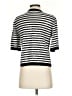 Sanctuary Stripes Black Silver Short Sleeve Top Size XS - photo 2