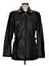 Gallery 100% Leather Black Leather Jacket Size M - photo 1