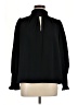 French Connection 100% Polyester Black Long Sleeve Blouse Size L - photo 1