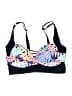 Unbranded Tropical Black Swimsuit Top Size 0X - photo 1