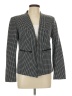 Halogen 100% Cotton Houndstooth Black Blazer Size L (petite) - photo 1