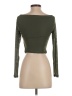 Shein Green Long Sleeve Top Size 4 - photo 2