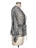 A. Byer 100% Polyester Silver Kimono Size L - photo 4