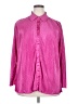 Truself 100% Polyester Pink Long Sleeve Blouse Size 2X - photo 1