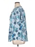 Ava & Grace Paisley Blue Short Sleeve Blouse Size 1X - photo 5