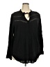 Torrid Black Long Sleeve Blouse Size 2X Plus (2) - photo 1