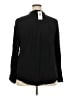 Torrid Black Long Sleeve Blouse Size 2X Plus (2) - photo 2