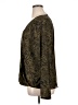 Halogen Animal Print Brown Long Sleeve Blouse Size 1X - photo 5