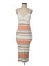 Willow & Wind Stripes Tan Casual Dress Size L - photo 1