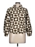 PacSun 100% Polyester Print Brown Faux Fur Jacket Size 10 - photo 1