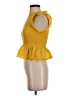 Lost + Wander Yellow Sleeveless Blouse Size XS - photo 5