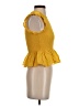 Lost + Wander Yellow Sleeveless Blouse Size XS - photo 4