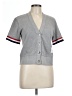 Thom Browne 100% Cotton Gray Cardigan Size EU (IT) 40 / US 4 - photo 1