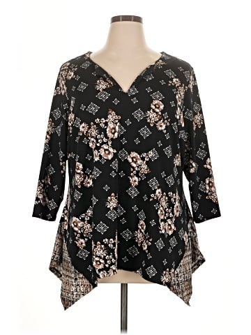 Zac & Rachel 3/4 Sleeve Blouse (view 1)