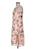 Perceptions Floral Pink Cocktail Dress Size M - photo 5