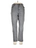 DKNY Jeans Chevron-herringbone Gray Jeans Size 14 - photo 1