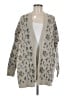 Easel Gray Tan Cardigan Size M - photo 1