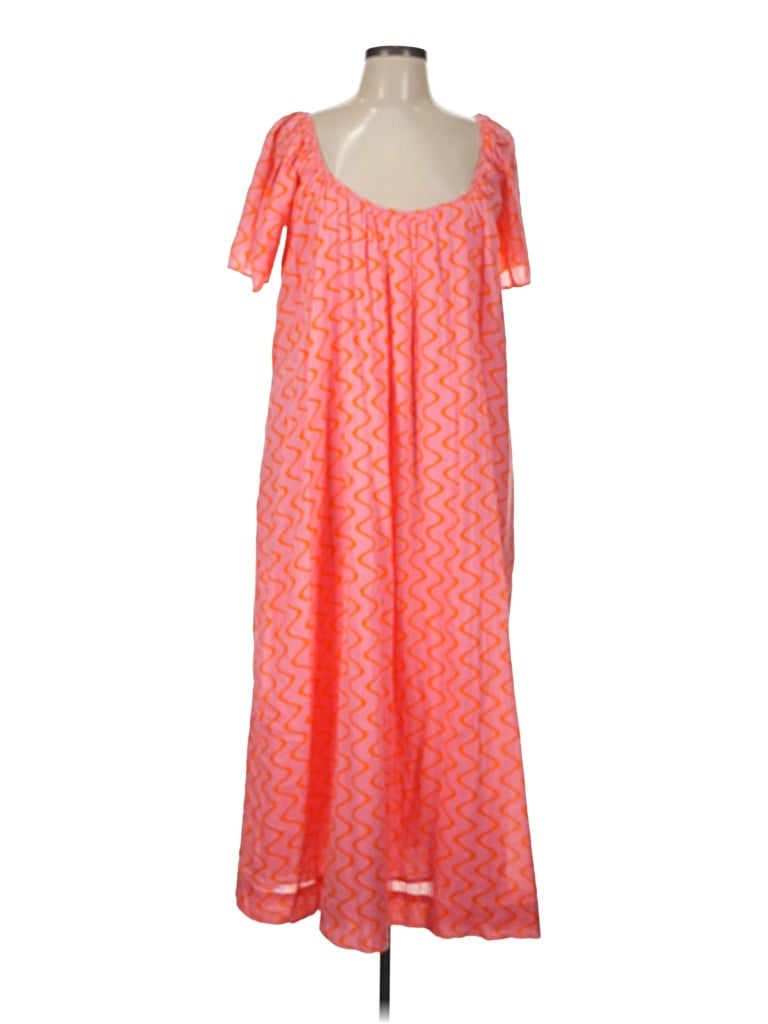 Pre-owned Zara Casual Dress In Orange