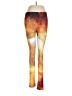 Romwe Stars Orange Yoga Pants Size M - photo 1
