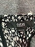 Cut25 100% Polyester Animal Print Black Cocktail Dress Size 4 - photo 7