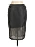 Attention Stripes Black Gray Formal Skirt Size M - photo 2
