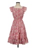 Hayden 100% Polyester Floral Pink Casual Dress Size S - photo 1
