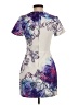TOBI 100% Polyester Graphic Ivory Casual Dress Size S - photo 2