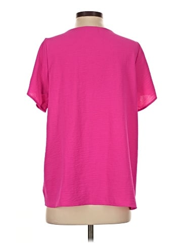 Cotton Bleu Short Sleeve Blouse (view 2)