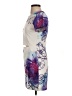 TOBI 100% Polyester Graphic Ivory Casual Dress Size S - photo 5