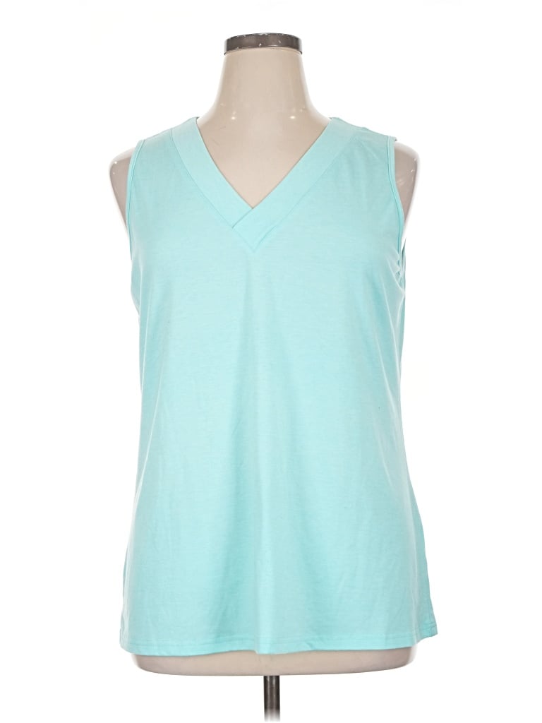 Pre-owned Miholl Sleeveless T-shirt In Teal