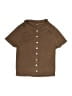 John Galt Solid Brown Short Sleeve Button-Down Shirt Size XXS (estimated) - photo 1