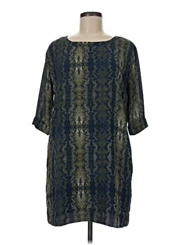 Olivaceous Casual Dress (view 1)