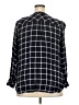 Talbots 100% Rayon Plaid Black 3/4 Sleeve Blouse Size 3X - photo 2