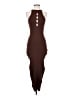 Topshop 100% Polyester Brown Cocktail Dress Size 4 - photo 1