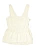 Zara Basic 100% Polyester Ivory Sleeveless Top Size XS - photo 1