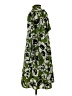 Assorted Brands 100% Polyester Green Casual Dress Size XS - photo 4