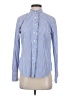 J.Crew 100% Cotton Stripes Blue Long Sleeve Button-Down Shirt Size 2 - photo 1