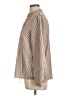 Unbranded Stripes Tan Long Sleeve Blouse Size L - photo 5
