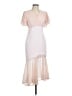 Assorted Brands Ivory Cocktail Dress Size L - photo 1