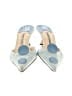 Manolo Blahnik Print Blue Heels Size EU 37 1/2 - photo 2