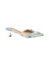 Manolo Blahnik Print Blue Heels Size EU 37 1/2 - photo 1