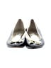 fs/ny 100% Leather Black Flats Size 8 1/2 - photo 2