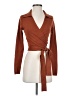WAYF Brown Long Sleeve Top Size S - photo 1