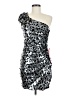 City Triangles 100% Polyester Silver Cocktail Dress Size 9 - photo 1