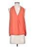 Krisa Orange Sleeveless Blouse Size S - photo 1